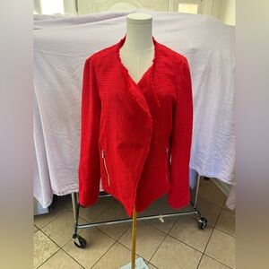 Saks Fifth Avenue Red Textured Blazer